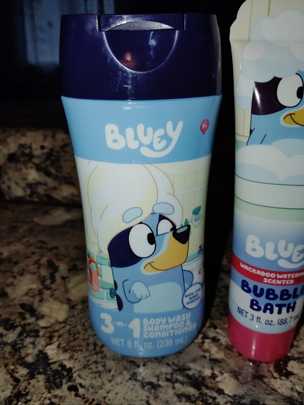 ✨ BRAND NEW Bluey 3‑Piece Bath Set ✨🧼 Perfect for kids & Bluey fans! Fresh, New